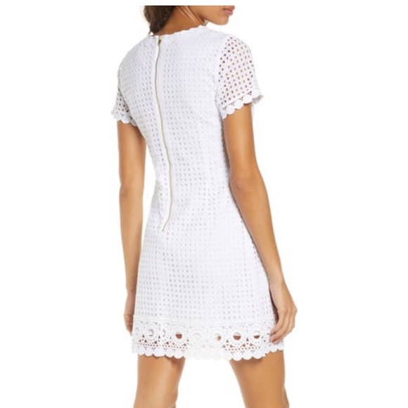Lilly Pulitzer Jennifer White Eyelet Shift Dress - Picture 6 of 11